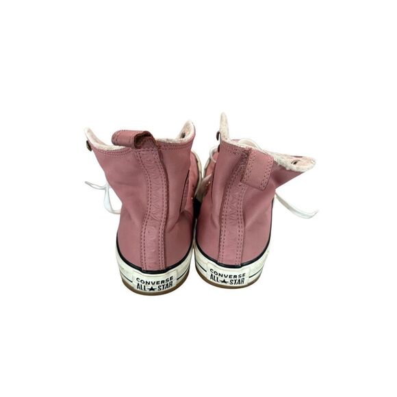 Converse Chuck Taylor All Star Womens Pink Leather Hiker Hi Top Sneakers Size 10 - Picture 7 of 7